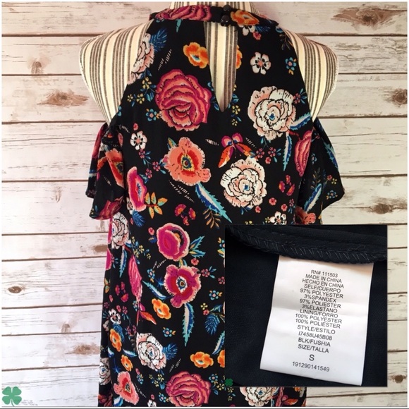 NWT Lily Rose Off Shoulder Dress Size S (Juniors) - Picture 8 of 10